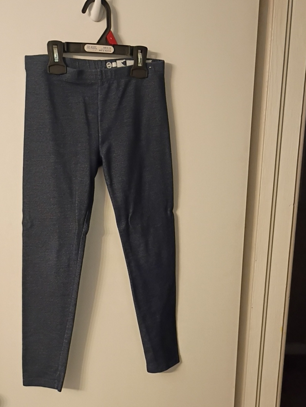 Wonder Nation Navy Blue Girls' Stretch Pants /‎ Leggings Size Medium 7-8